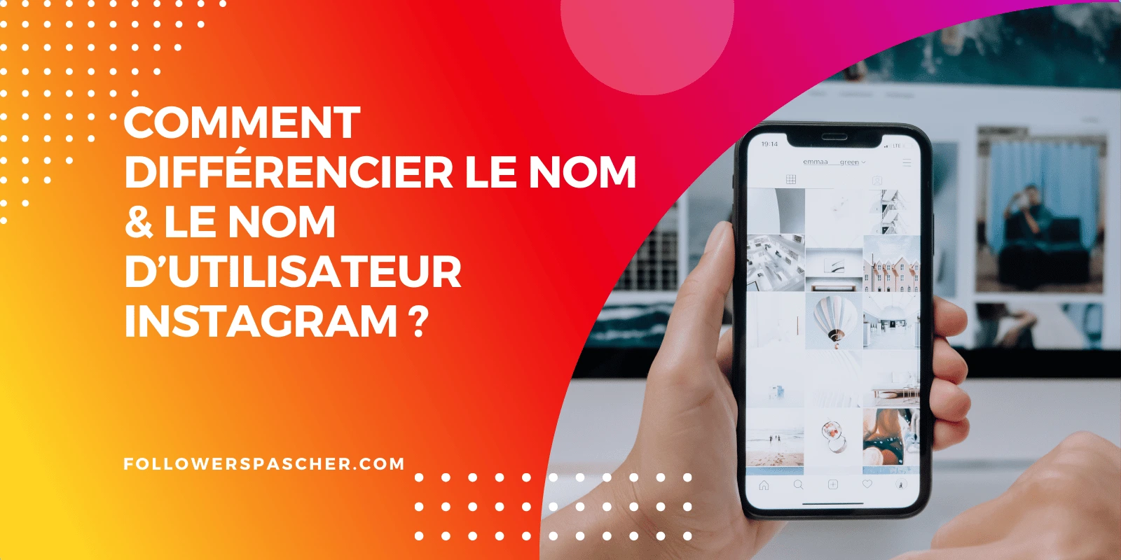 nom d'utilisateur Instagram