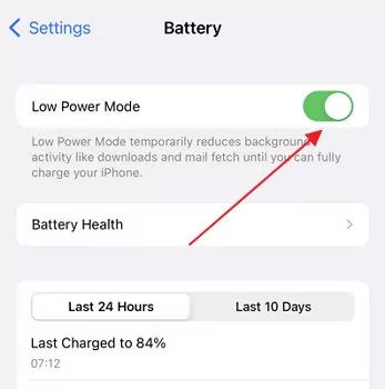 notifications Instagram iPhone désactiver économie énergie