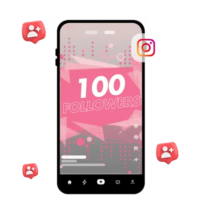 100 followers Instagram