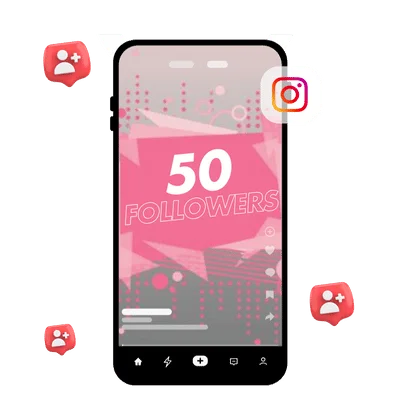 50 followers Instagram