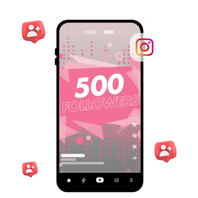 500 followers Instagram